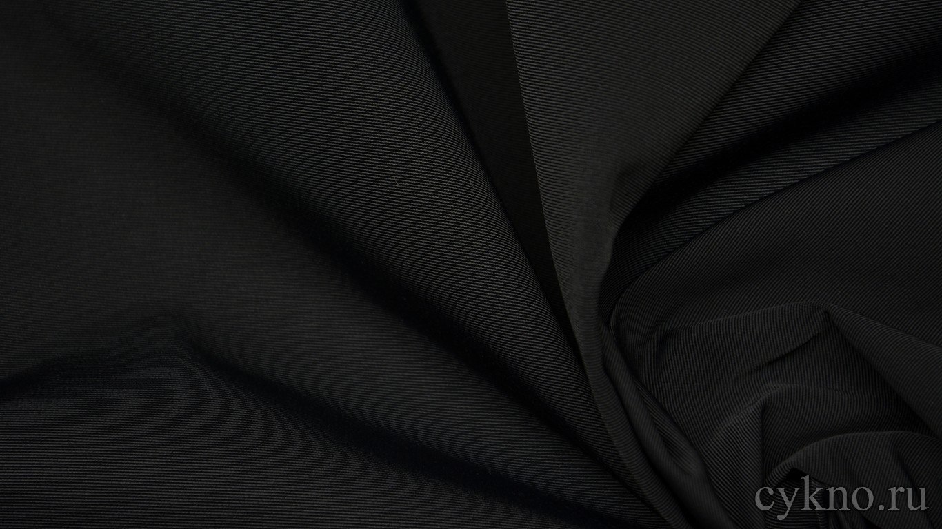 Ткань Курточная черная "Вастер"